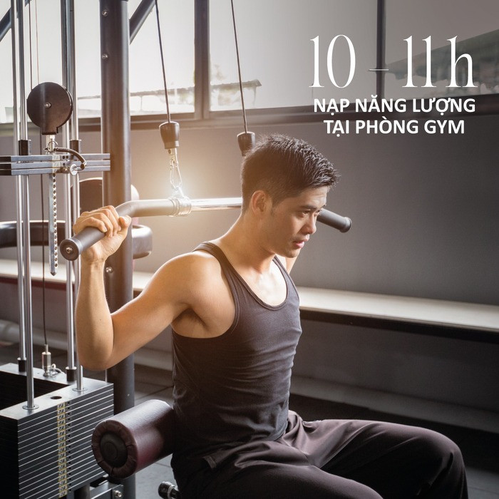 Phòng gym hiện đại tại Citadines Marina Hạ Long
