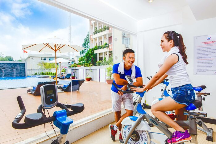 Phòng gym tại khách sạn TTC Cần Thơ