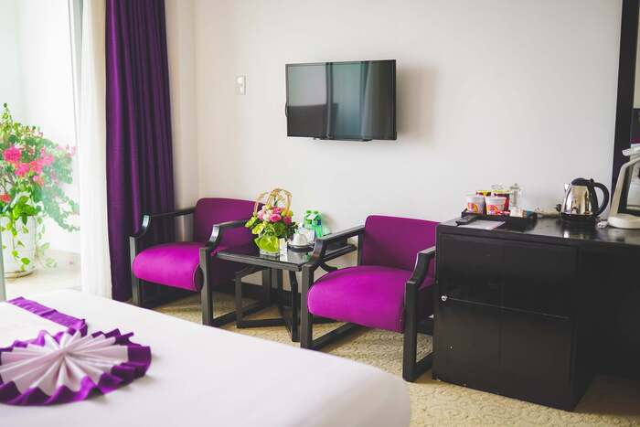 Phòng nghỉ Deluxe River View tại TTC Cần Thơ