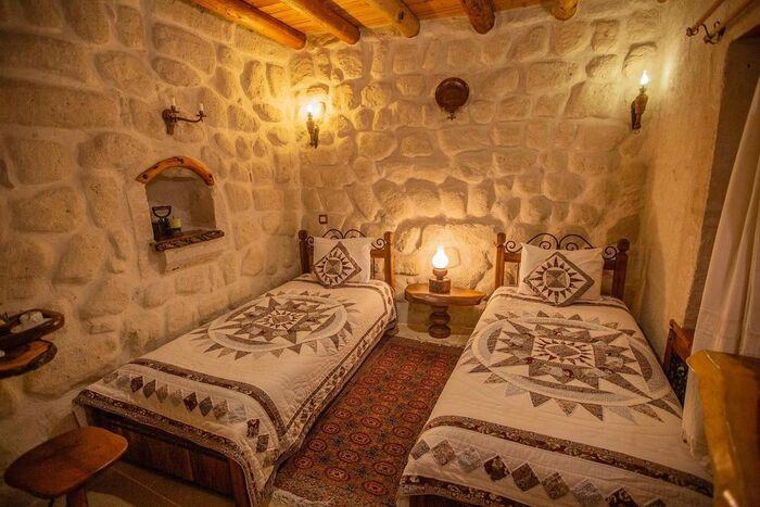 Phòng nghỉ rộng rãi và sang trọng tại Koza Cave Hotel