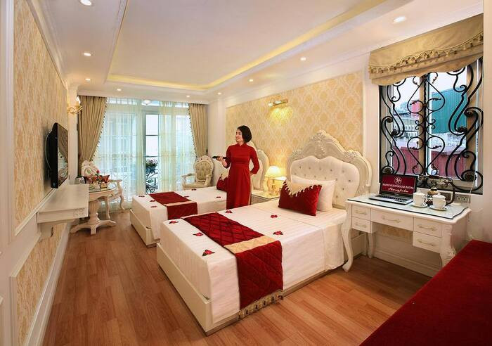 Phòng nghỉ tại Hanoi Hotel Royal