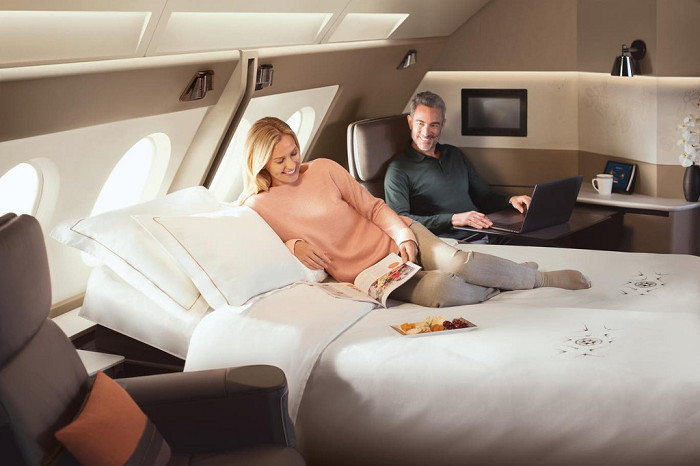 Phòng suite hạng nhất của Singapore Airlines