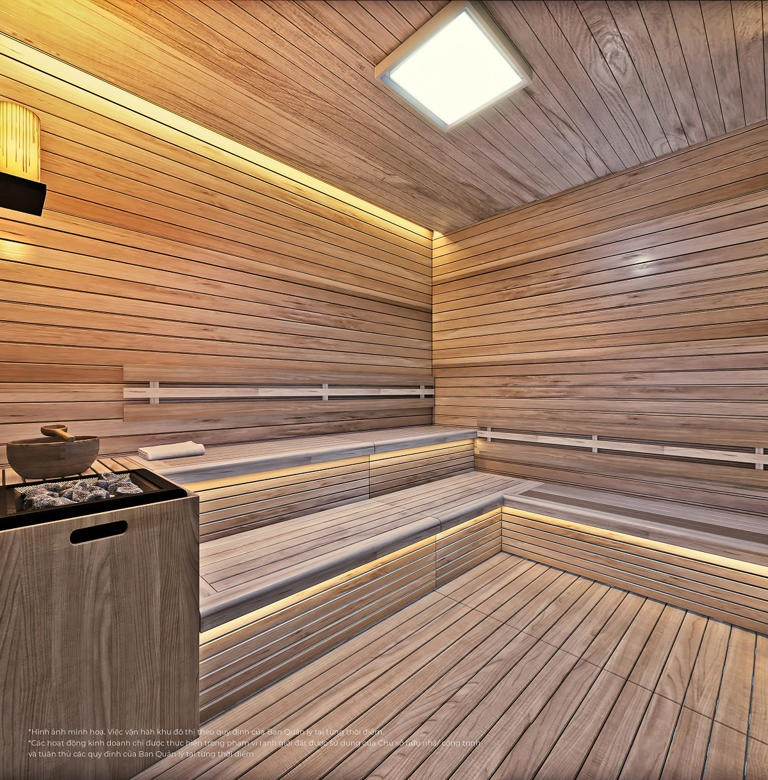 Phòng xông hơi sauna và steam tại GH1 và GH6