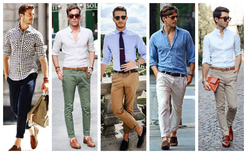 Quần Chinos có nhiều màu sắc khác nhau