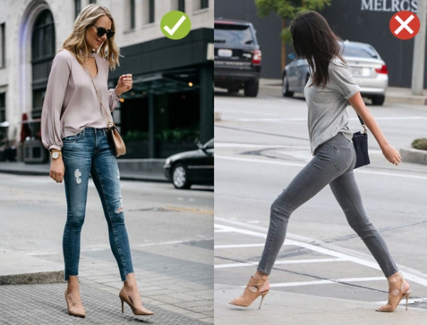 Quần jeans ôm sát vừa đủ cho phong cách trẻ trung