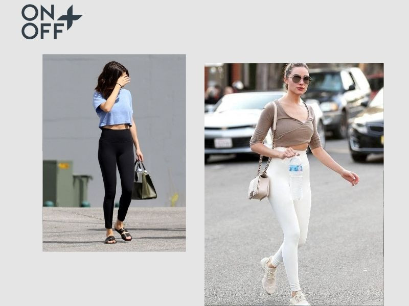 Quần legging và áo croptop