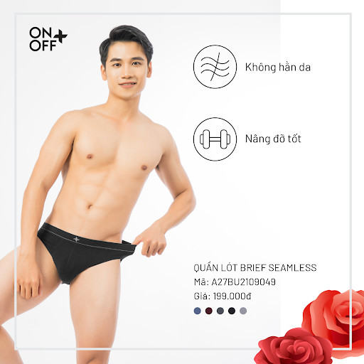 Quần lót brief seamless nam tại ONOFF