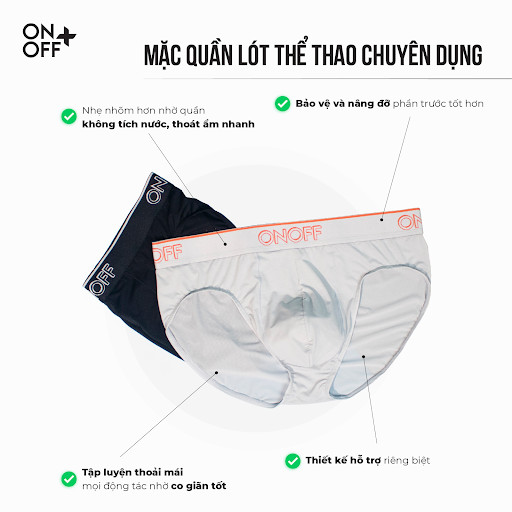 Quần lót nam với độ bền và co giãn tốt