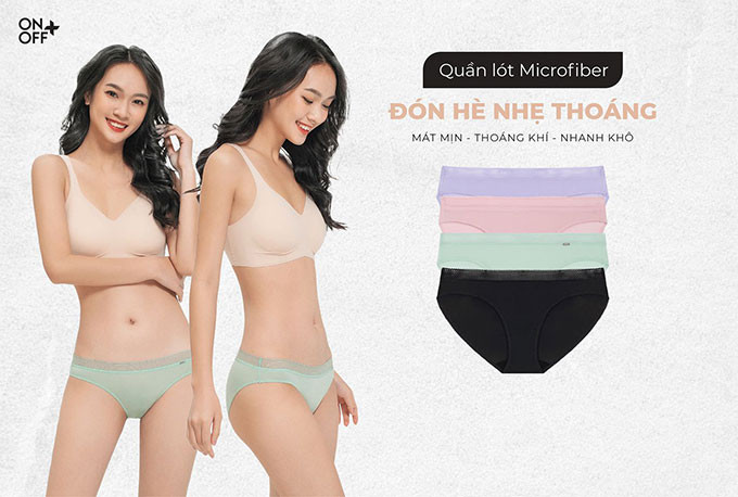 Quần lót nữ từ vải Microfiber