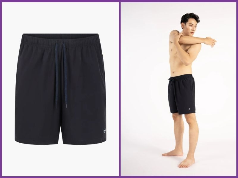 Quần short thể thao vải xốp trẻ trung