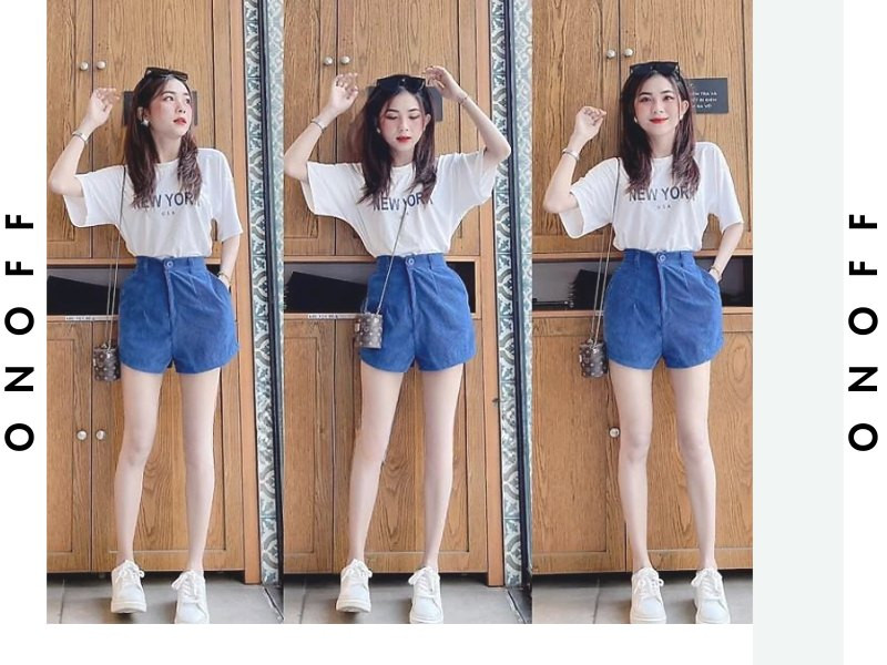 Quần short với áo thun