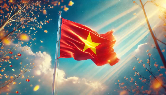 Quốc Kỳ Trên Nền Trời