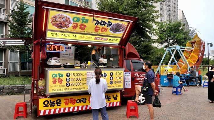 Quy định về xe tải bán đồ ăn