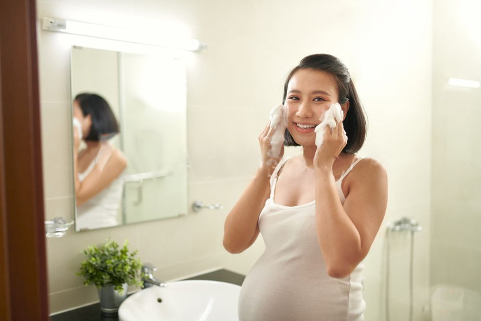 Quy Trình Dưỡng Da Vào Buổi Sáng Cho Bà Bầu