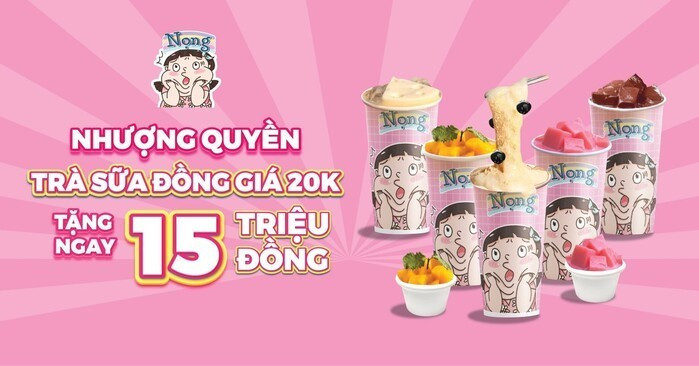 Quy trình nhượng quyền trà sữa Nọng