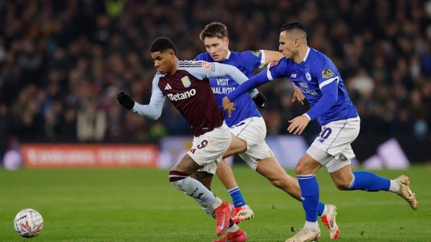 Aston Villa 2-0 Cardiff City: Rashford kiến tạo, Asensio ghi bàn; Villa vào tứ kết FA Cup