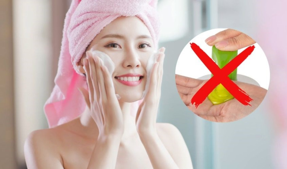 Sai lầm khi dùng sữa tắm để rửa mặt