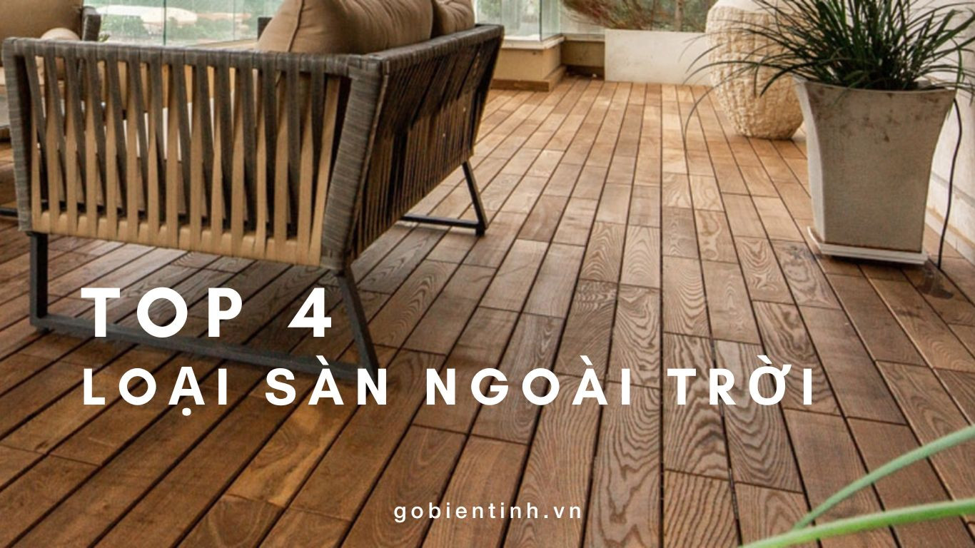 Sàn gỗ tự nhiên ngoài trời