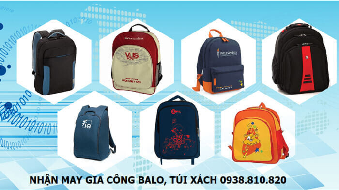 Sản phẩm balo của xưởng may balo 123