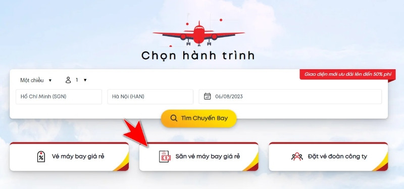 Săn vé máy bay
