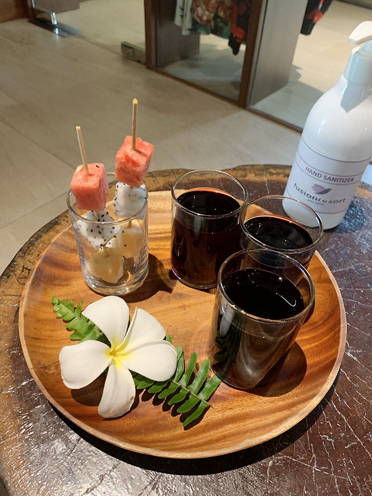 Sảnh check-in tại Fusion Phú Quốc