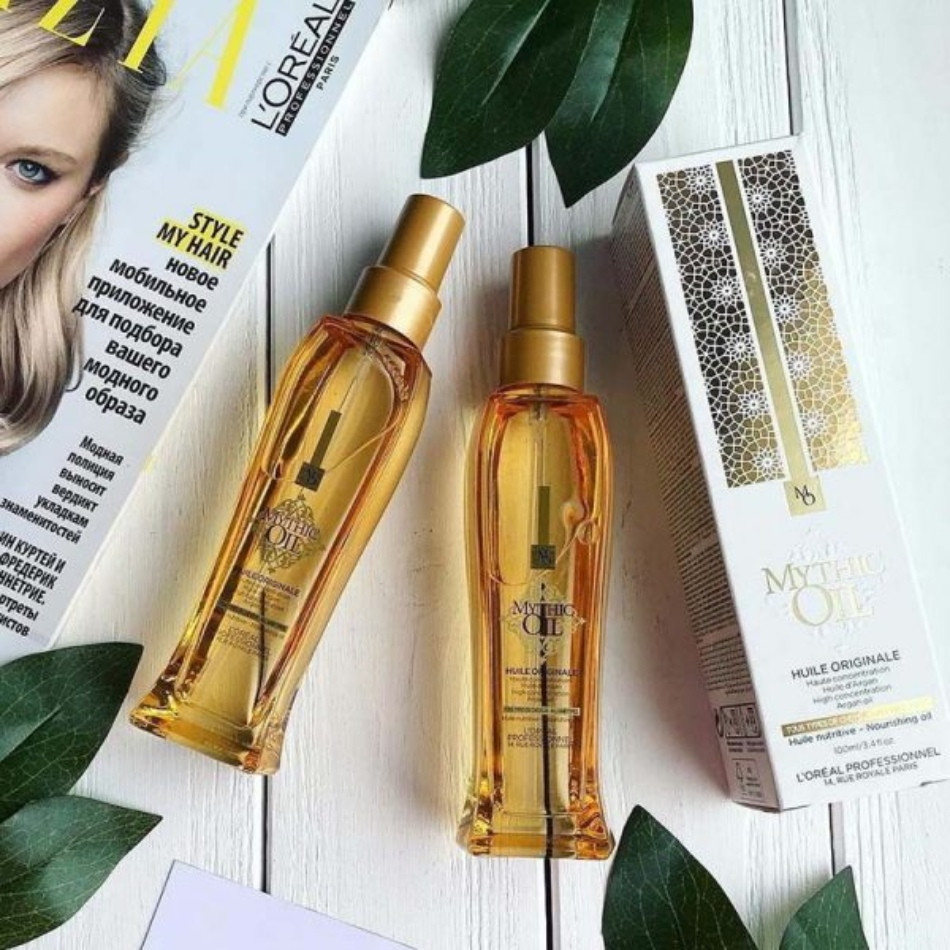 Serum dưỡng tóc uốn L’Oreal Mythic Oil Nourishing