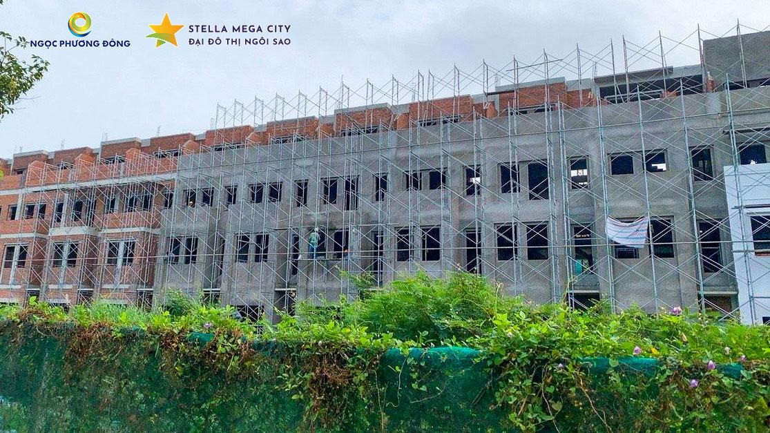 Shophouse Stella Mega City hoàn thiện