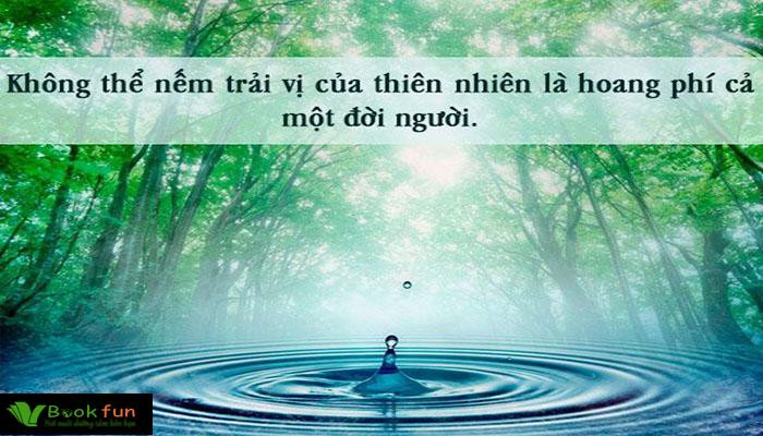 Slogan truyền cảm hứng từ thiên nhiên