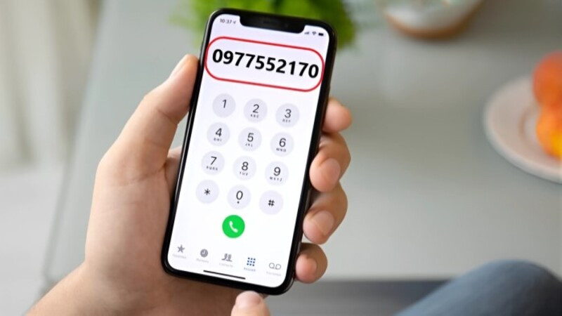 Số 7 xuất hiện trong sim điện thoại
