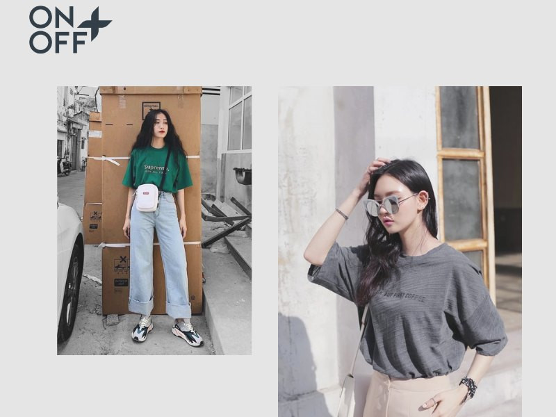Sơ vin áo nào theo kiểu thùng cho áo oversized