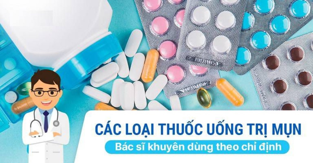 Sử dụng các loại thuốc kháng sinh trị mụn ẩn theo sự kê đơn của bác sĩ