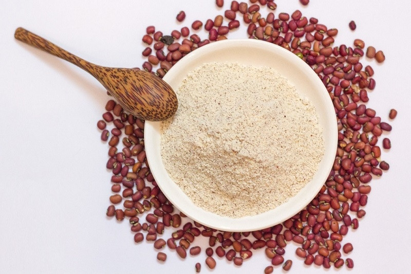 Sử dụng hỗn hợp bột đậu đỏ