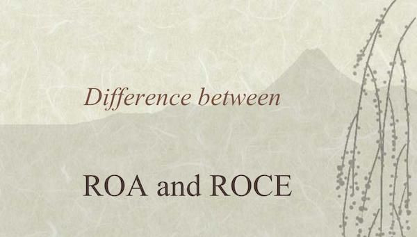 Sự khác biệt giữa chỉ số ROCE và ROA