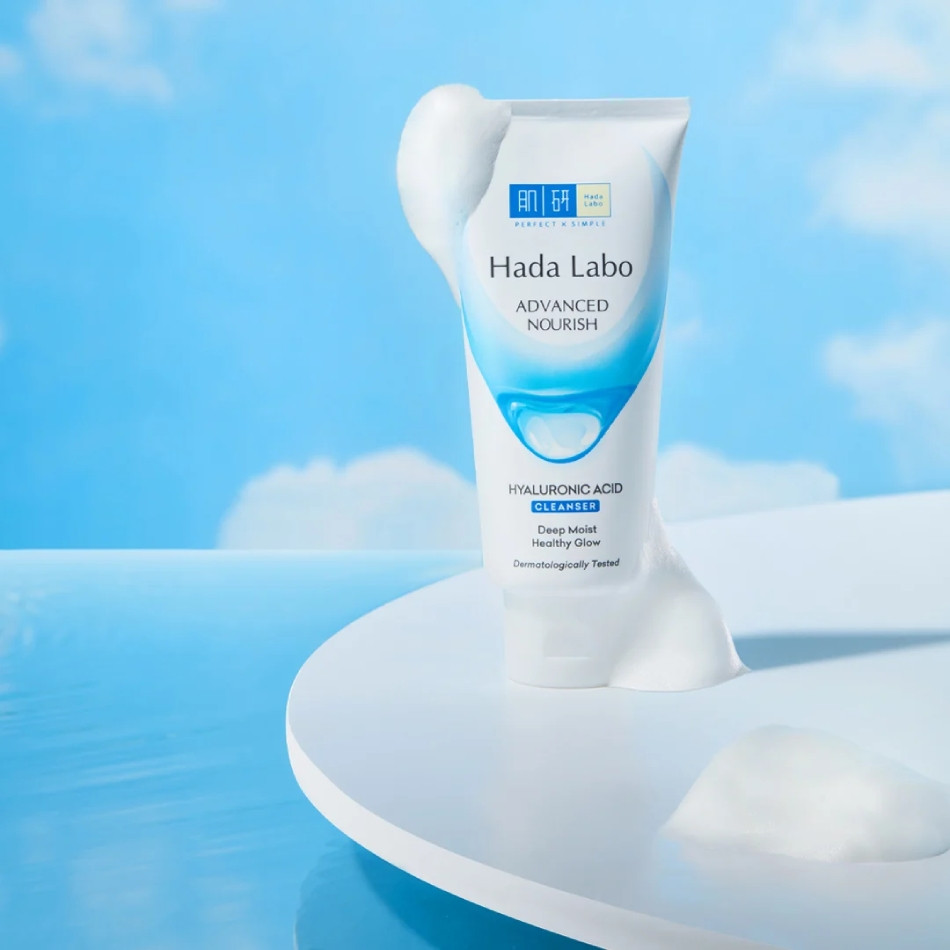 Sữa rửa mặt Hada Labo Advanced Nourish Hyaluronic Acid Cleanser cho da khô