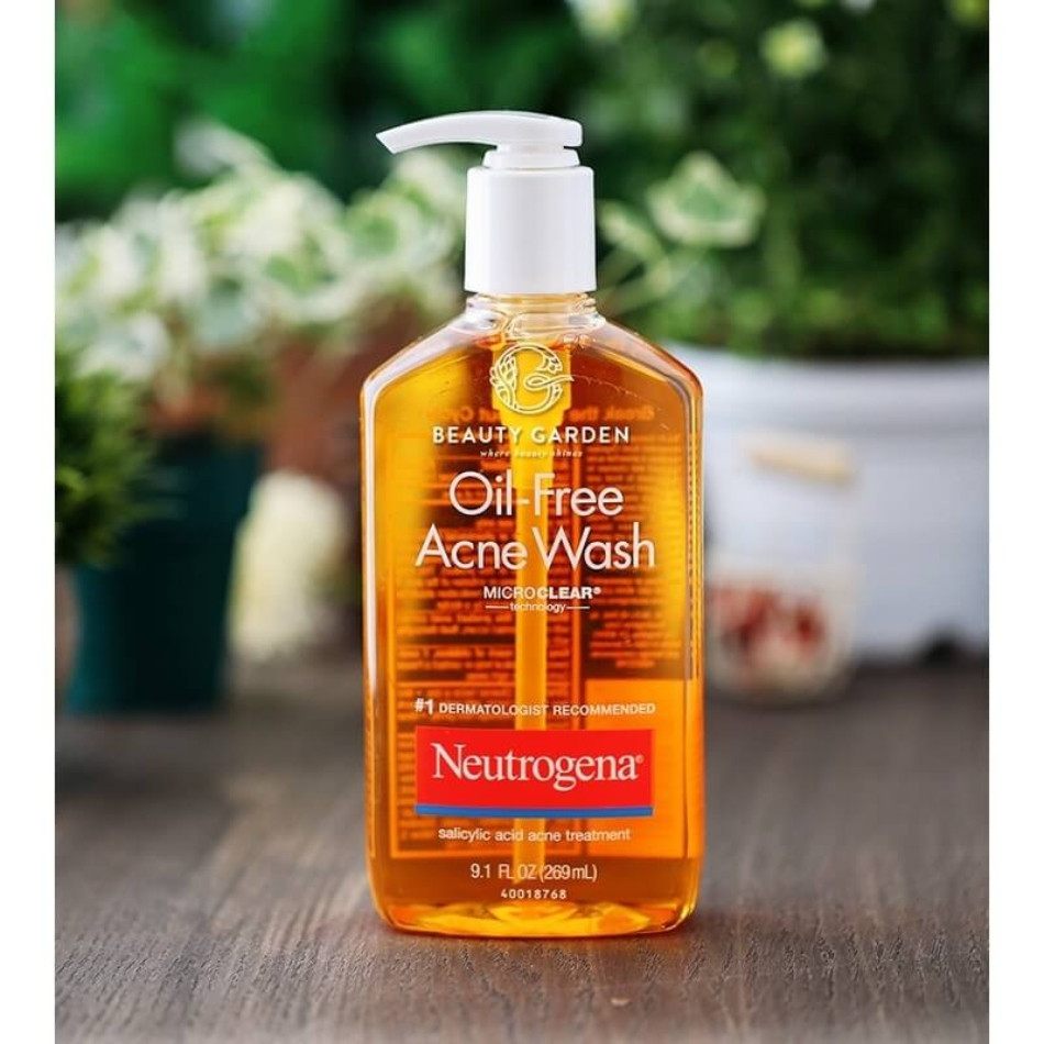 Sữa rửa mặt Neutrogena Oil Free Acne Wash
