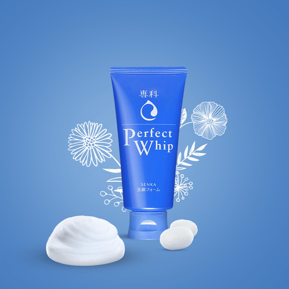 Sữa rửa mặt tốt cho da dầu Senka Perfect Whip