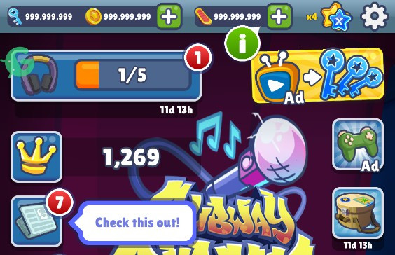 Tải Mod Subway Surfers Apk [Hack Full tiền][Full mọi thứ]