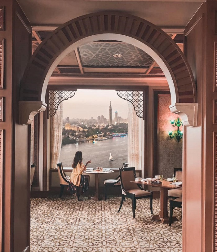 Tầm nhìn từ khách sạn Four Seasons Cairo