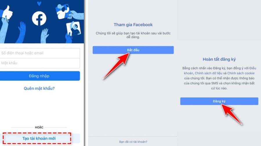 Tạo tài khoản bán hàng trên Marketplace Facebook