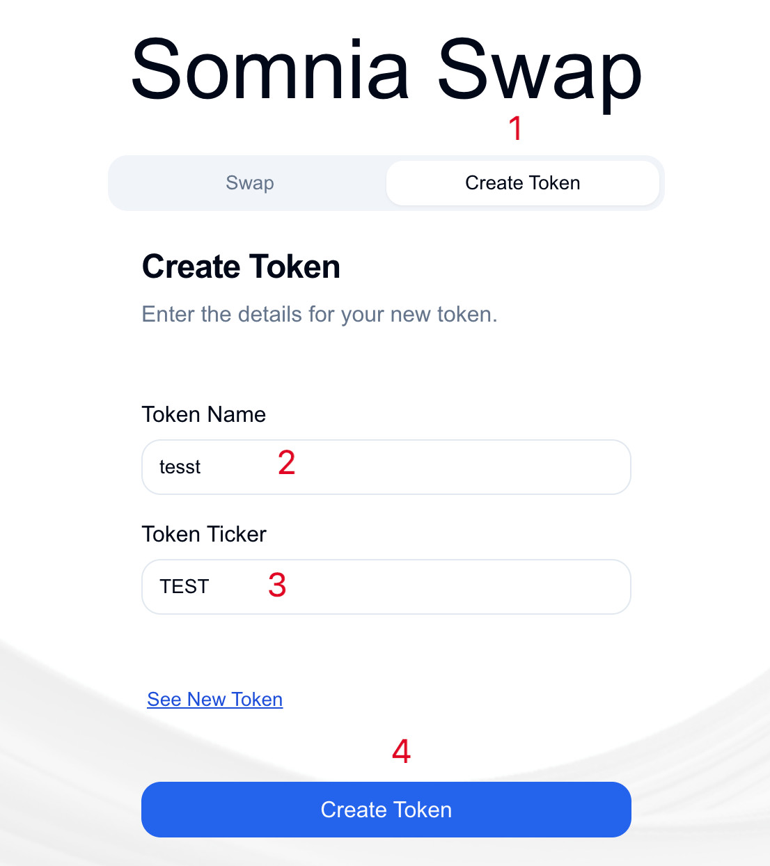 Tạo token