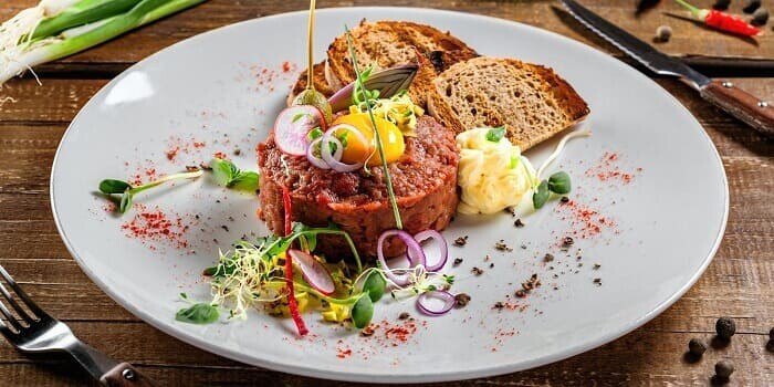 Tartare cá ngừ &amp; bò wagyu