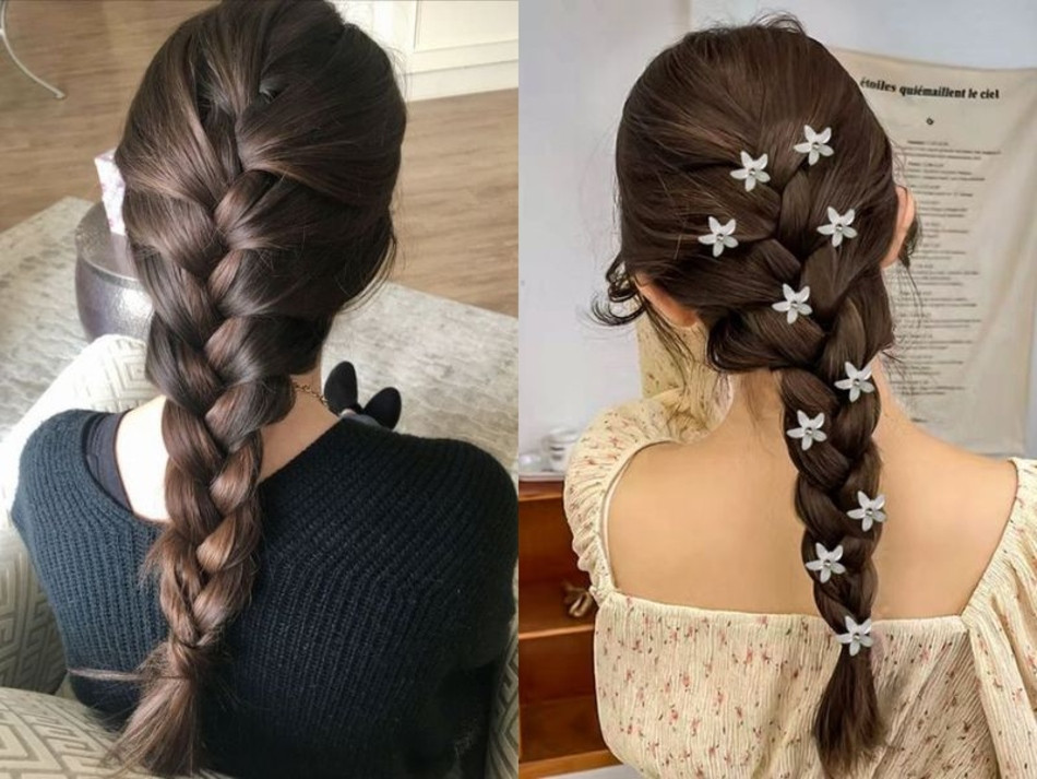 Tết tóc chân rết kiểu đuôi cá