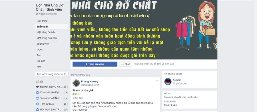 Tham gia nhóm bán hàng