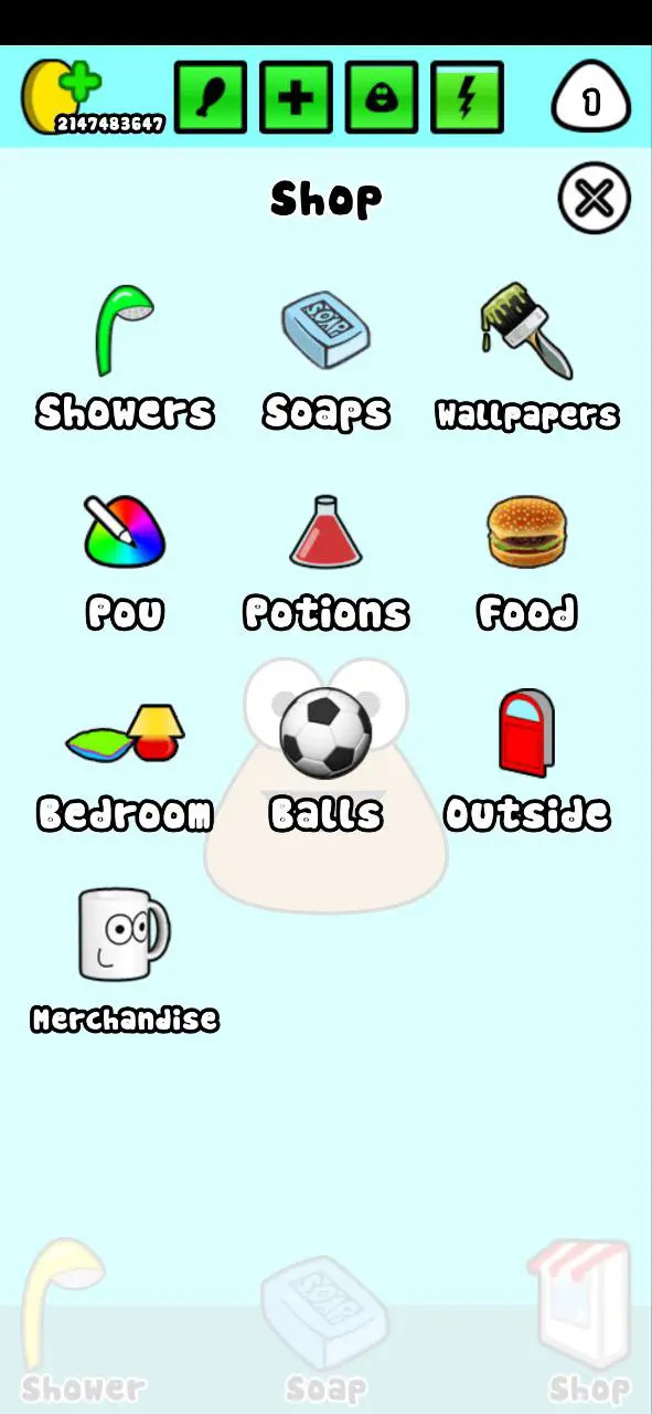 Thế giới trong game Pou