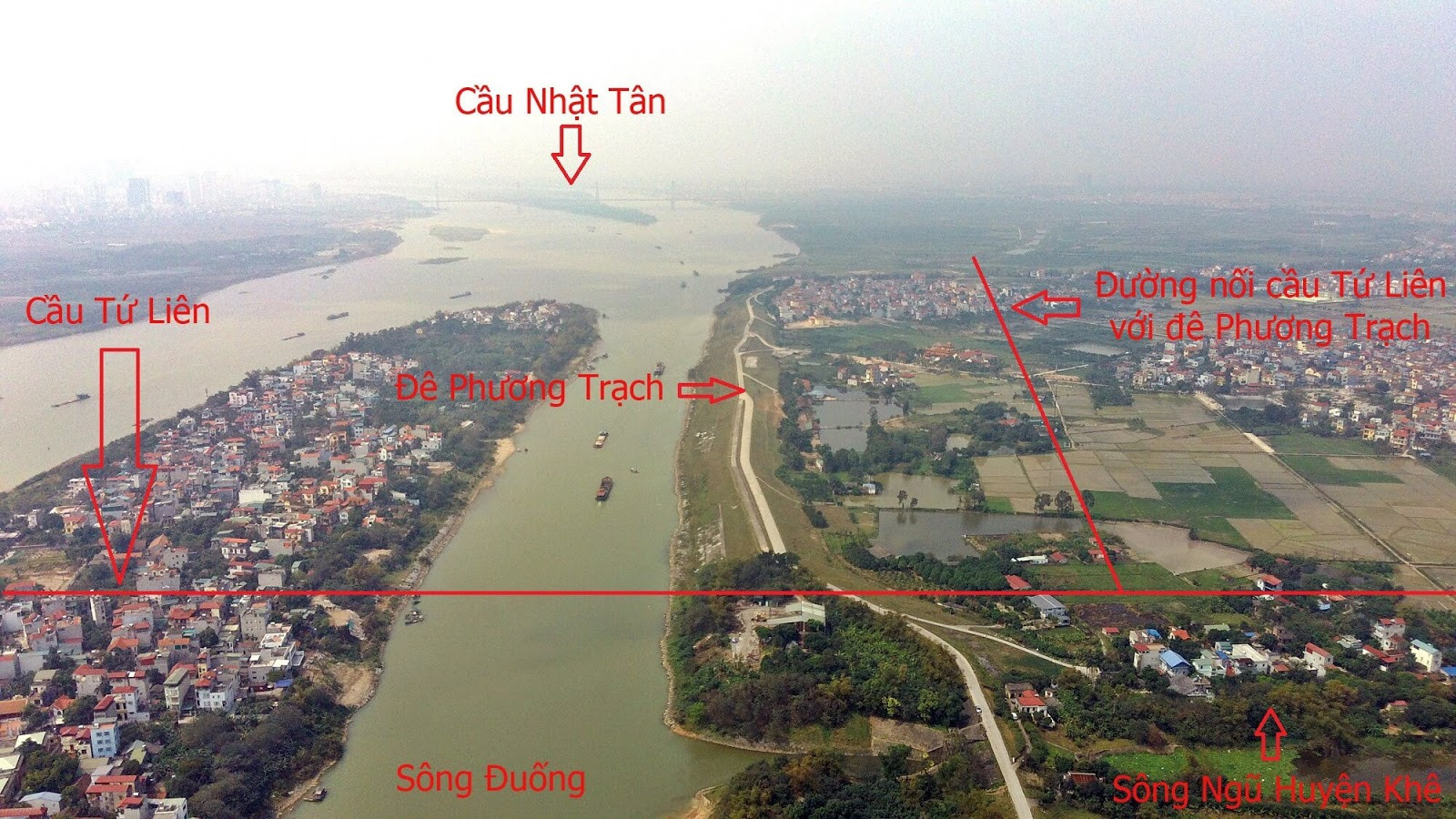 Thiết kế cầu Tứ Liên