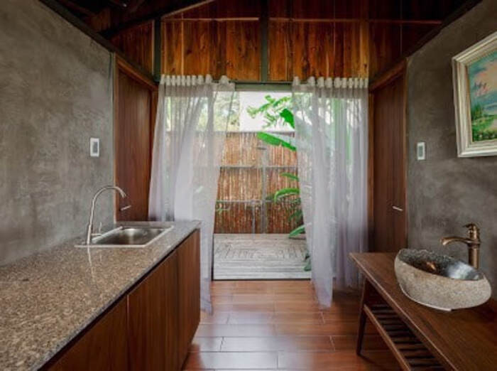 Thiết kế độc đáo của Phòng Paddy tại Green Field Resort Hồ Tràm