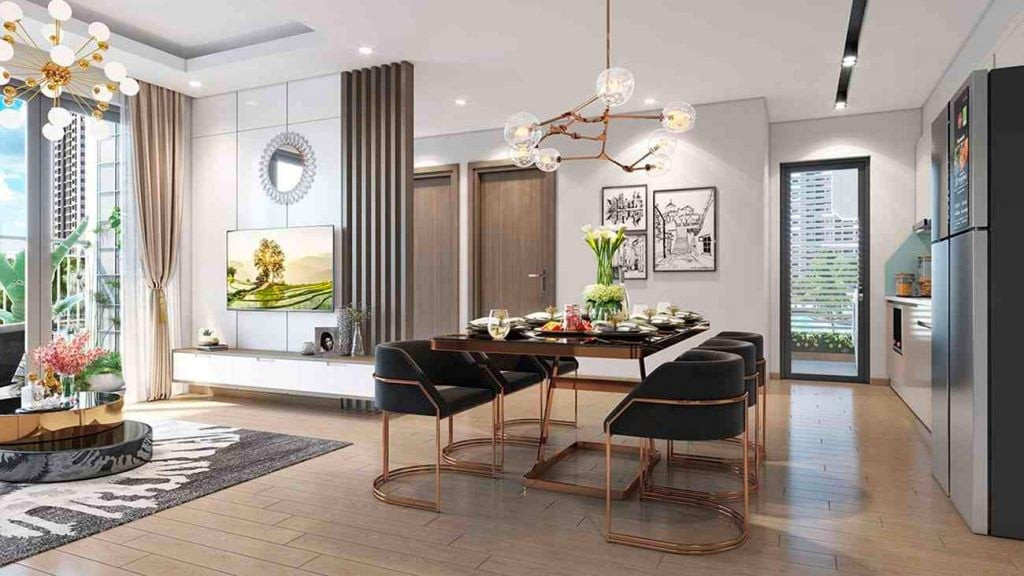 Thiết kế hiện đại của căn hộ tại Masteri Centre Point