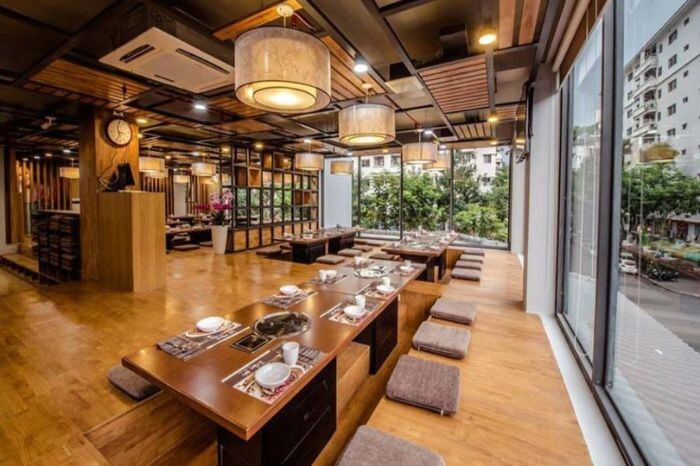 Thiết kế quán ăn bình dân phong cách Hàn