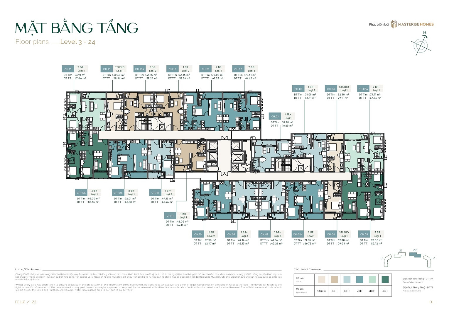 Thiết mặt bằng tầng điển hình