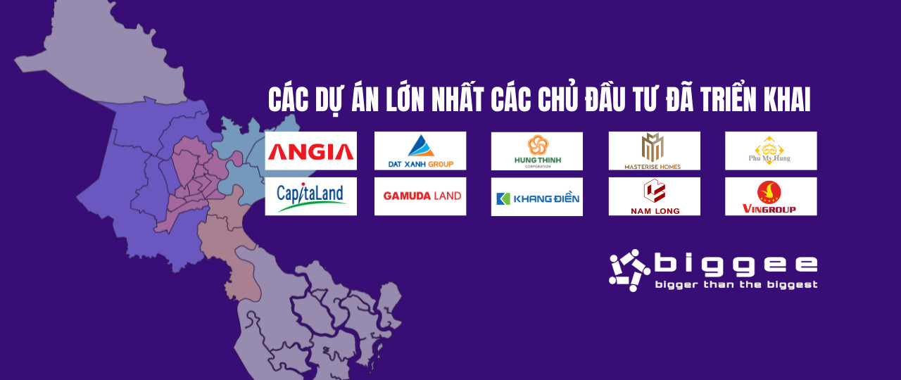Thống kê những dự án lớn nhất các chủ đầu tư đã triển khai tại TP.HCM